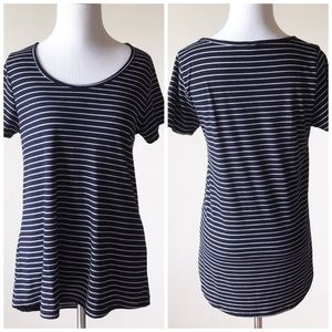 Lularoe Navy Striped Classic